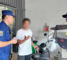 亳州市首张电动自行车违规停放告知单